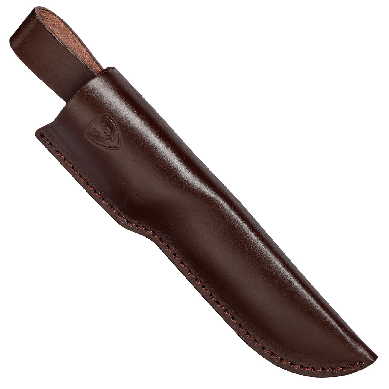 Helle Outdoormesser Alden braun/silber inkl. Lederscheide Bild 6