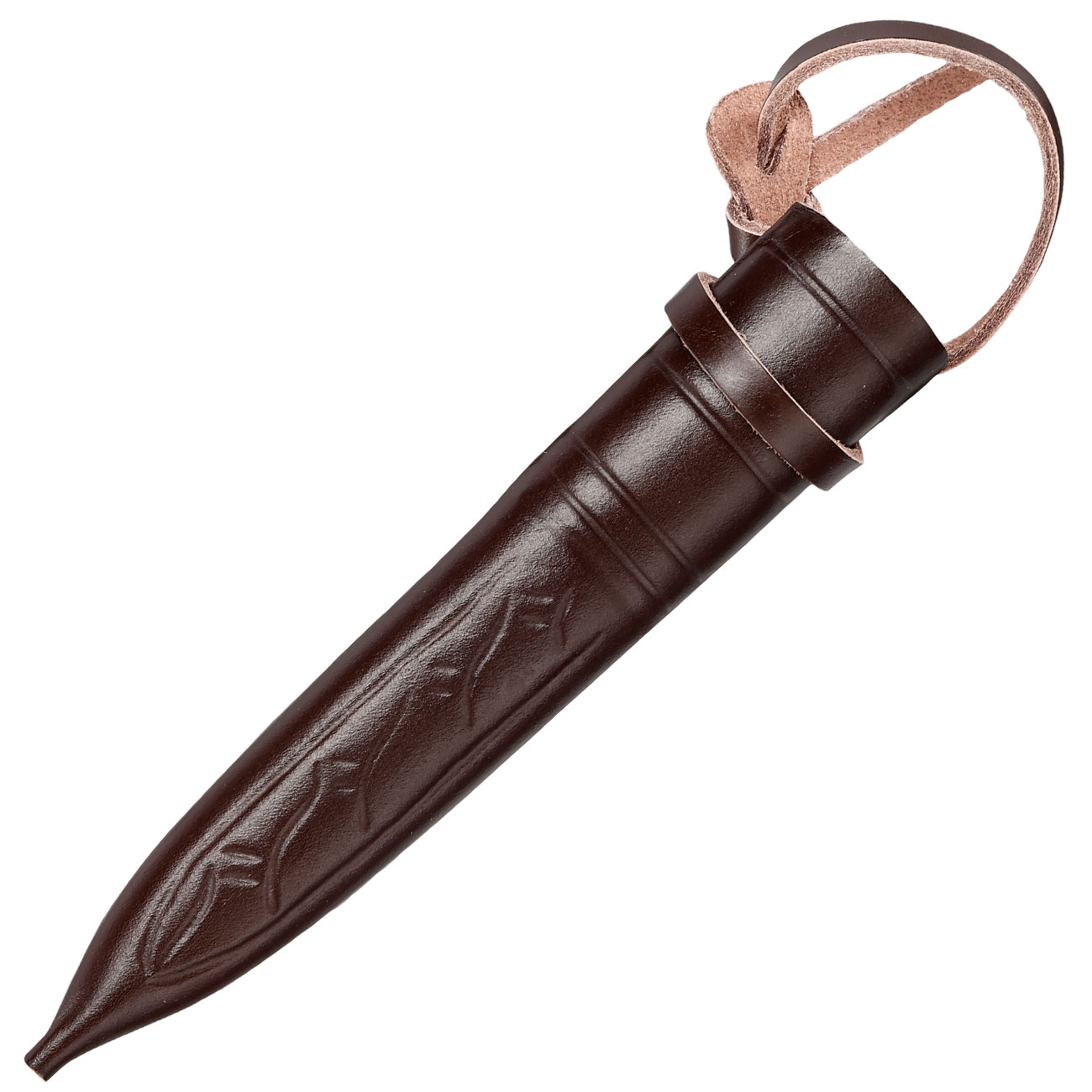 Helle Outdoormesser Viking braun inkl. Lederscheide Bild 5