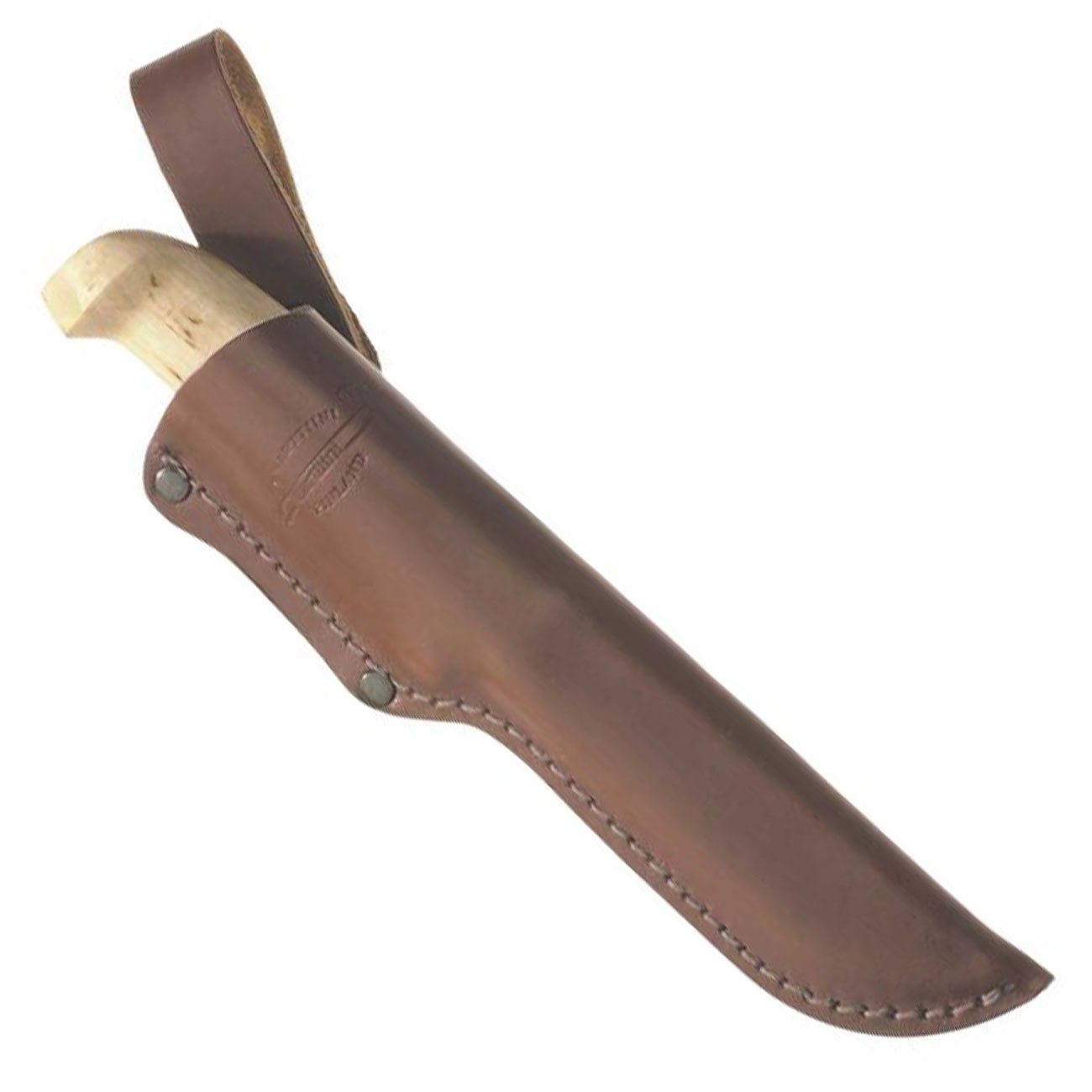 Marttiini Outdoormesser Deluxe Classic braun/silber inkl. Lederscheide Bild 1