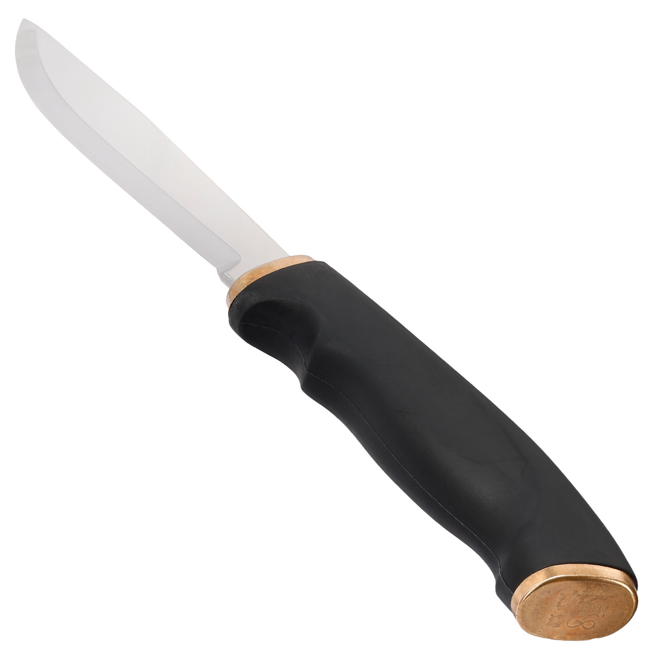 Marttiini Outdoormesser Skinner schwarz/silber inkl. Lederscheide Bild 2