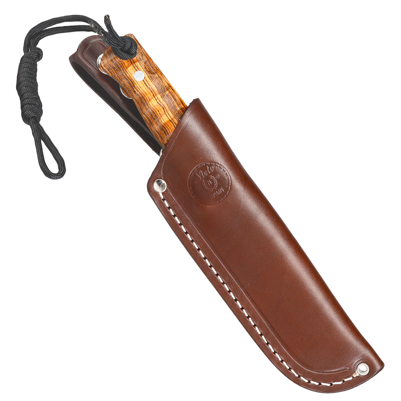 Nieto Outdoormesser Chisquero Bocote inkl. Lederscheide Bild 4