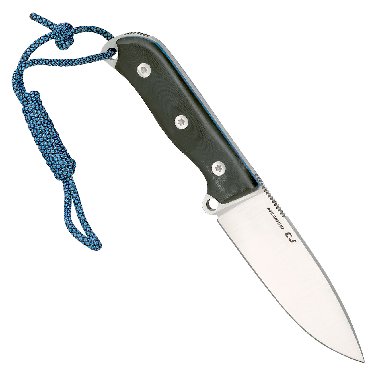 Nieto Outdoormesser Lucus 120 schwarz/silber inkl. Lederscheide Bild 1