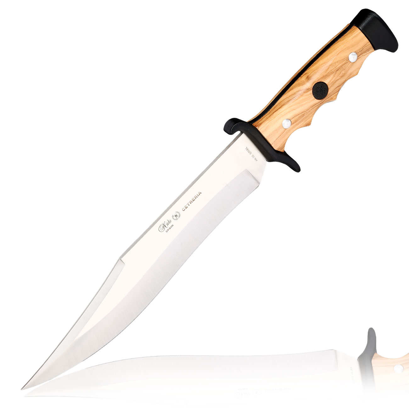 Nieto Bowiemesser Cetreria 2403 Olivenholz inkl. Lederscheide