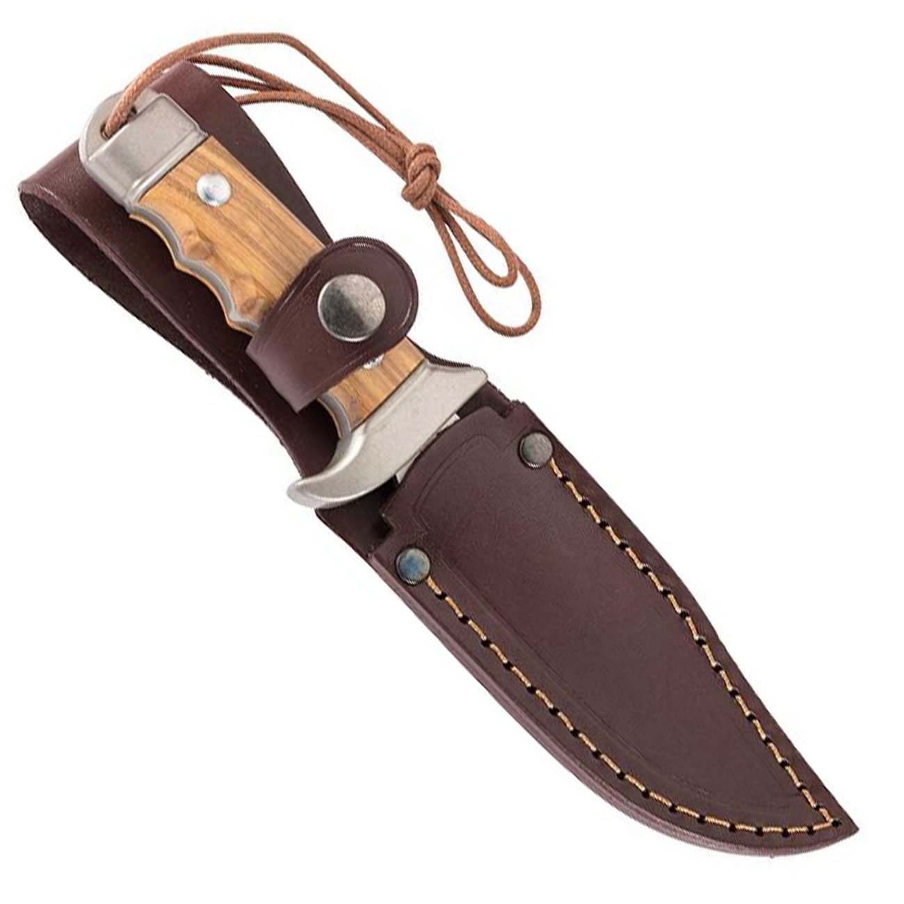 Nieto Bowiemesser Cetreria 4402 braun/silber inkl. Lederscheide Bild 1