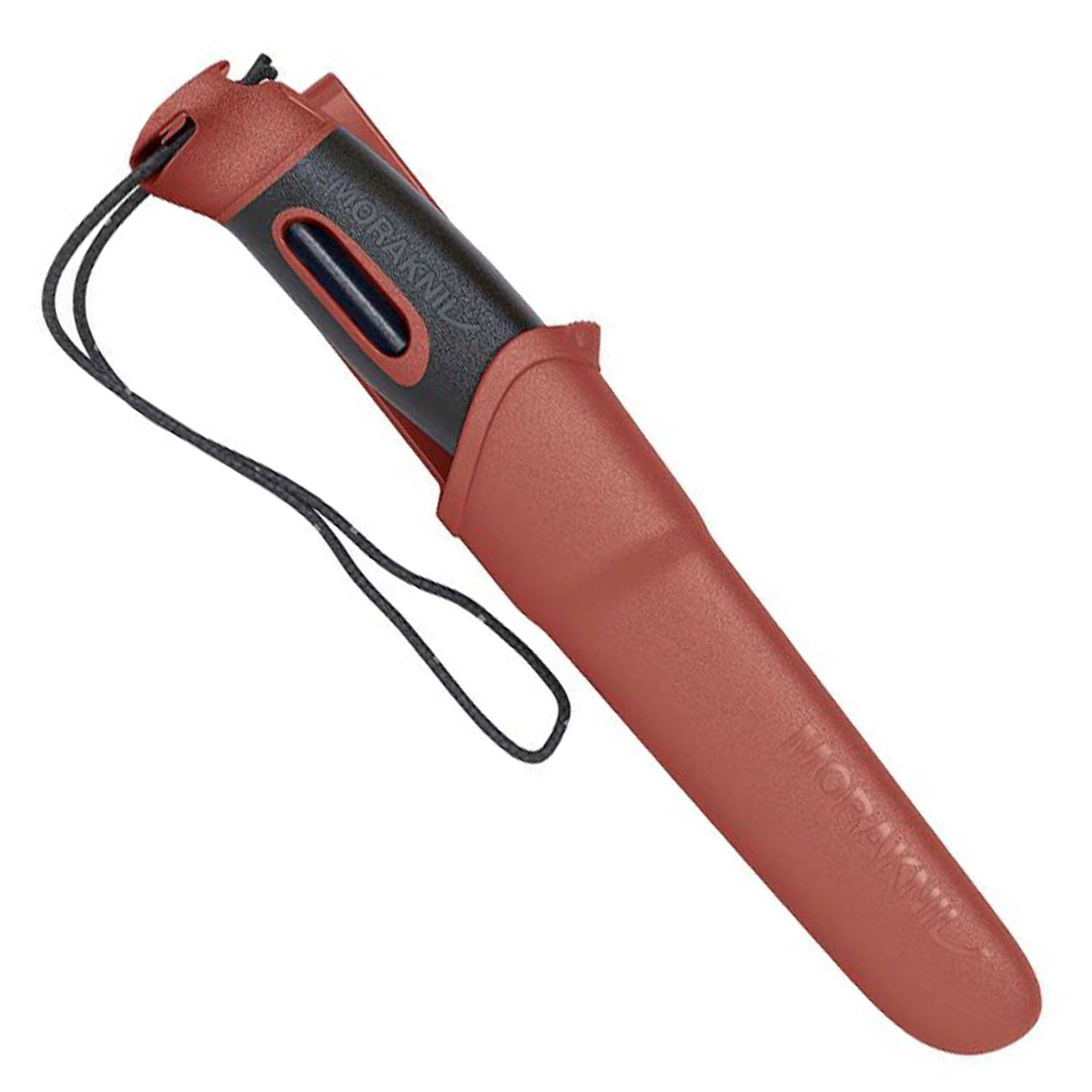 Morakniv Grtelmesser Companion Spark rot inkl. Kunststoffscheide & Feuerstahl Bild 2