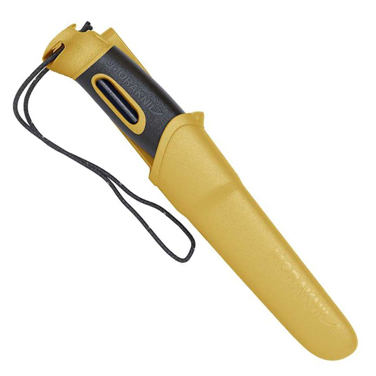 Morakniv Grtelmesser Companion Spark gelb inkl. Kunststoffscheide & Feuerstahl Bild 2