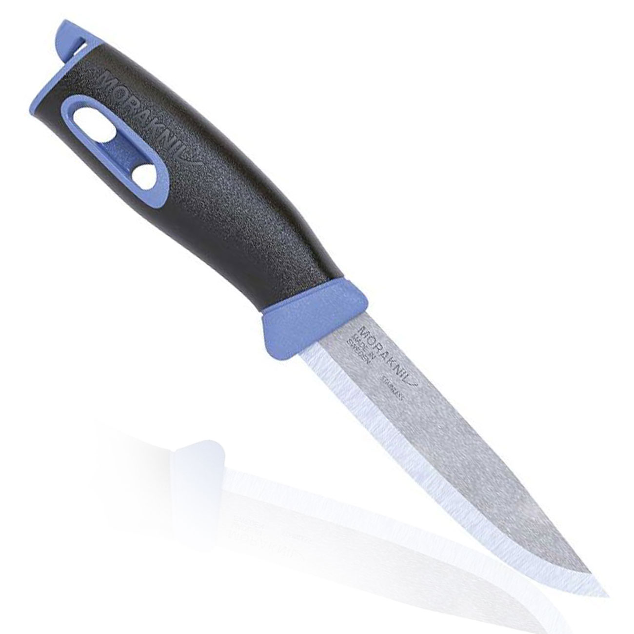 Morakniv Outdoormesser Companion Spark blau inkl. Kunststoffscheide & Feuerstahl