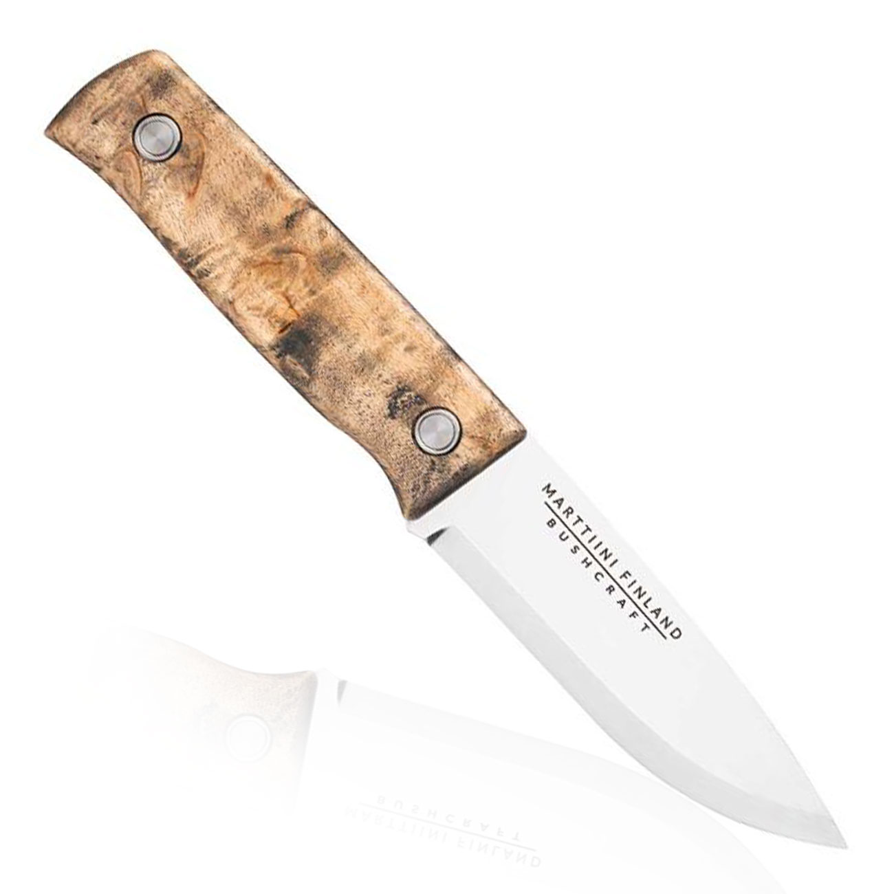 Marttiini Outdoormesser Tundra GR braun/silber inkl. Lederscheide