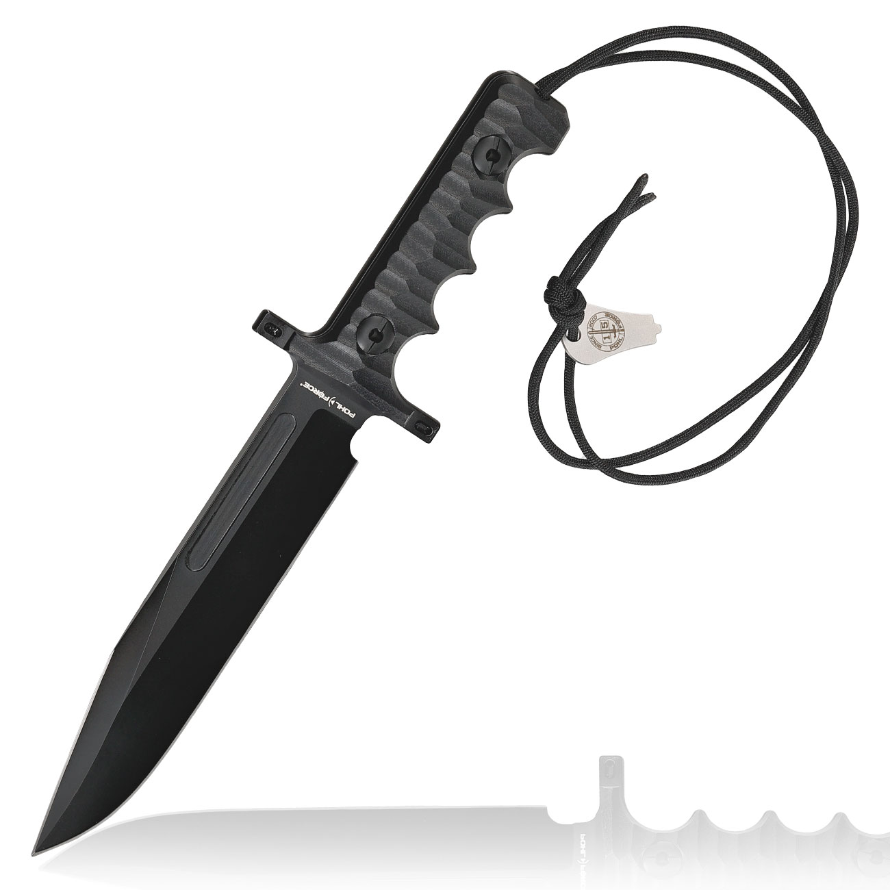 Pohl Force Grtelmesser Quebec Two BK schwarz inkl. Kydexscheide