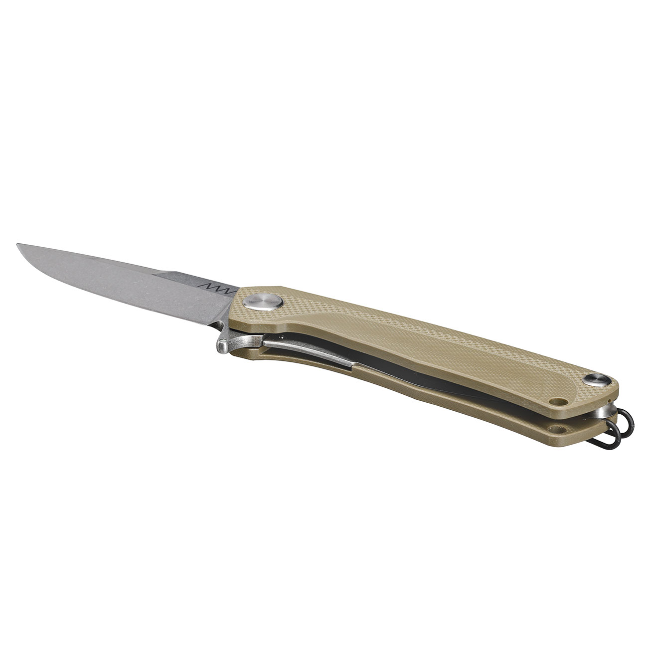 ANV Knives Einhandmesser Z100 BB G10 Sleipner Stahl oliv/stonewash inkl. Grtelclip Bild 2