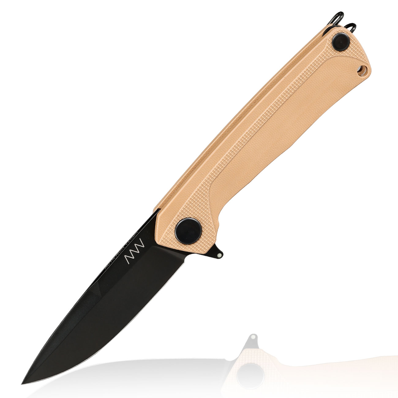 ANV Knives Einhandmesser Z100 BB G10 Sleipner Stahl coyote inkl. Grtelclip