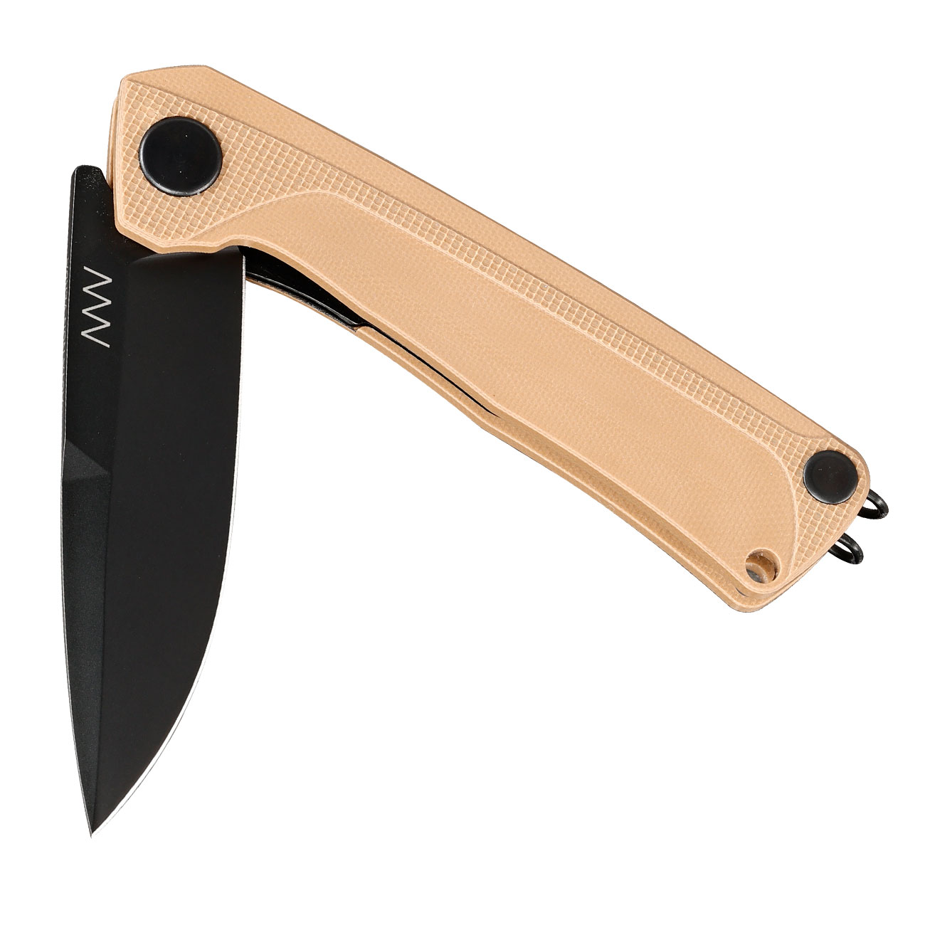 ANV Knives Einhandmesser Z100 BB G10 Sleipner Stahl coyote inkl. Grtelclip Bild 3