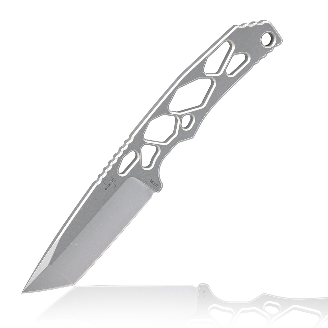 Bker Plus Messer Superlight Tanto silber inkl. Kydexscheide