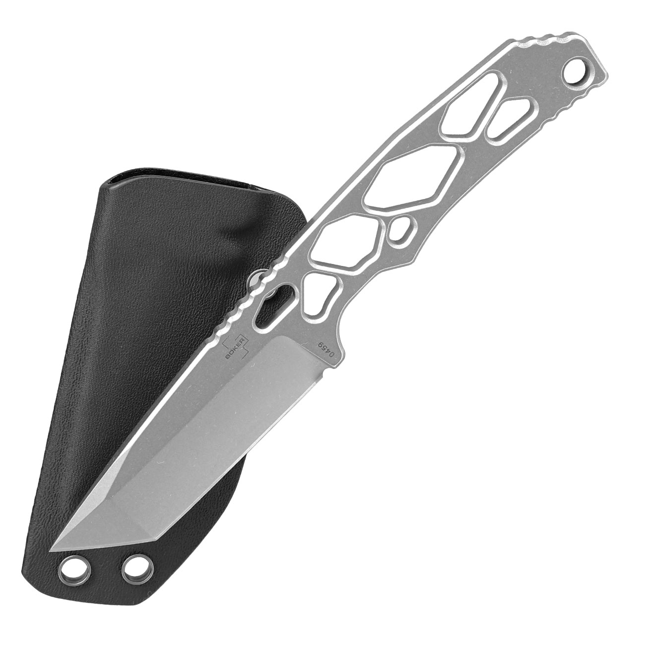 Bker Plus Messer Superlight Tanto silber inkl. Kydexscheide Bild 3