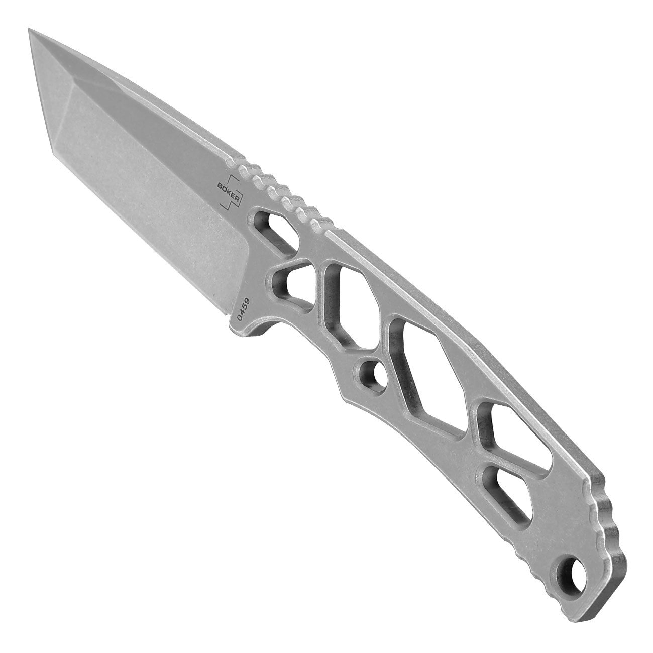 Bker Plus Messer Superlight Tanto silber inkl. Kydexscheide Bild 6
