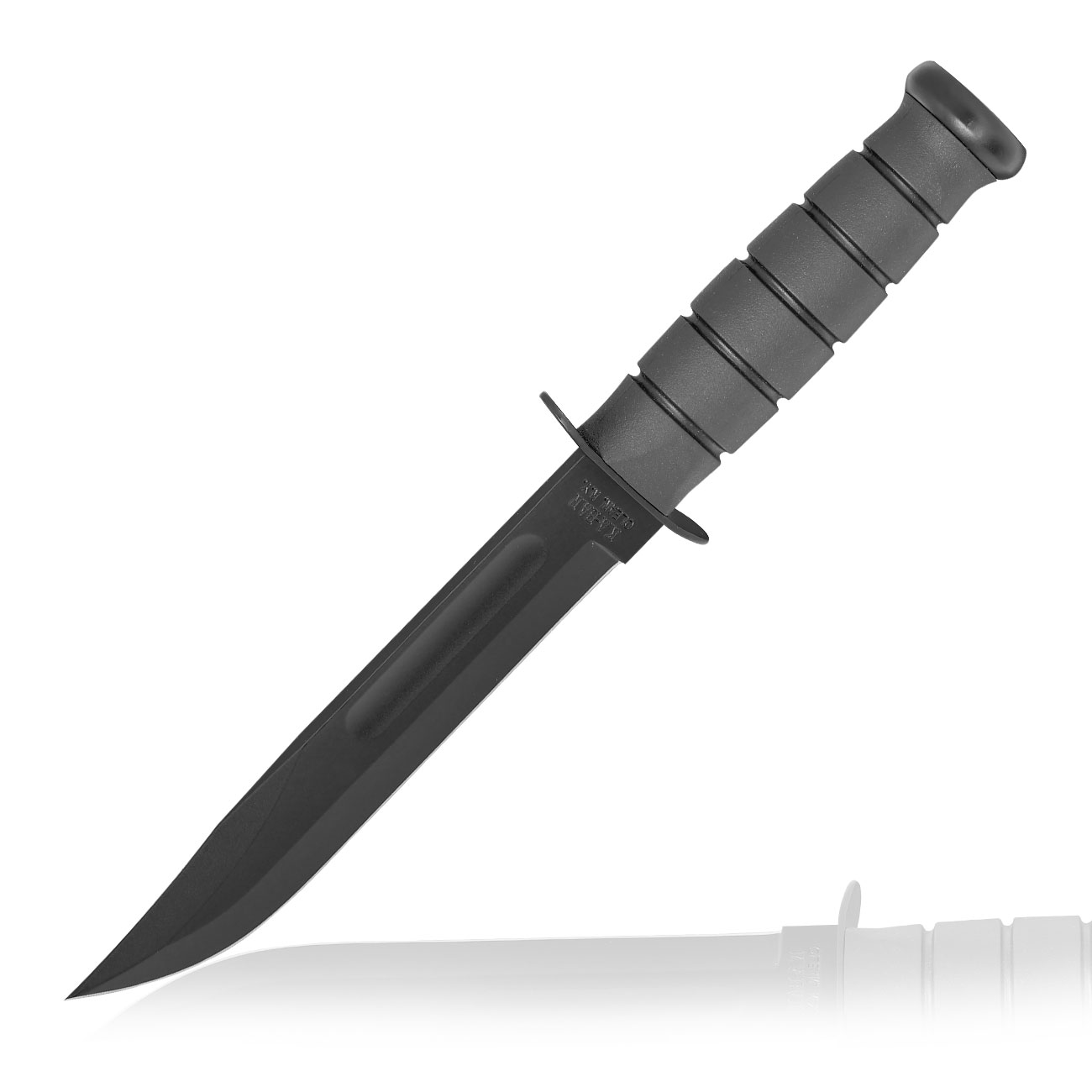 KA-BAR Grtelmesser USMC schwarz inkl. Lederscheide