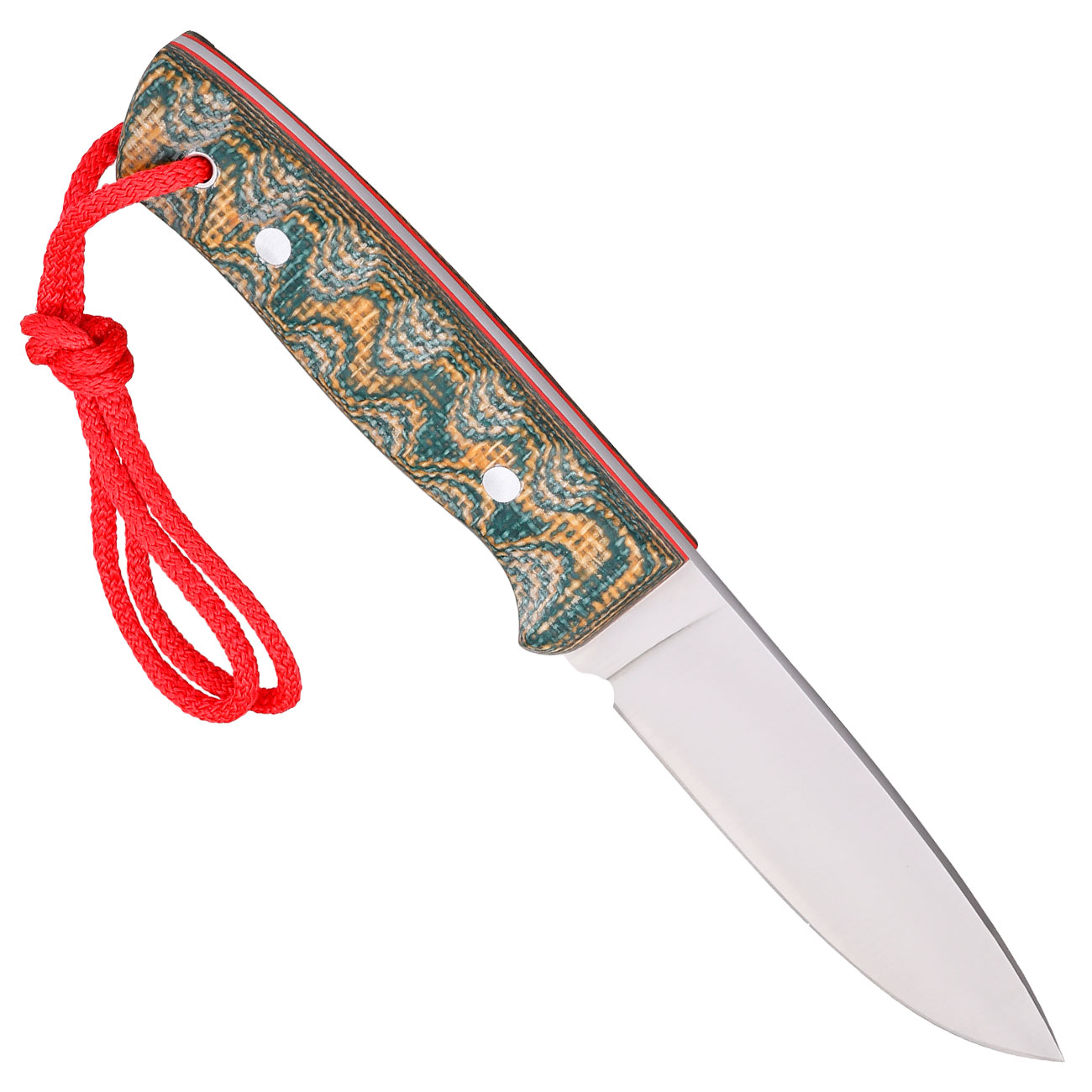 Muela Outdoormesser Kodiak Canvas Micarta grn inkl. Lederscheide Bild 1