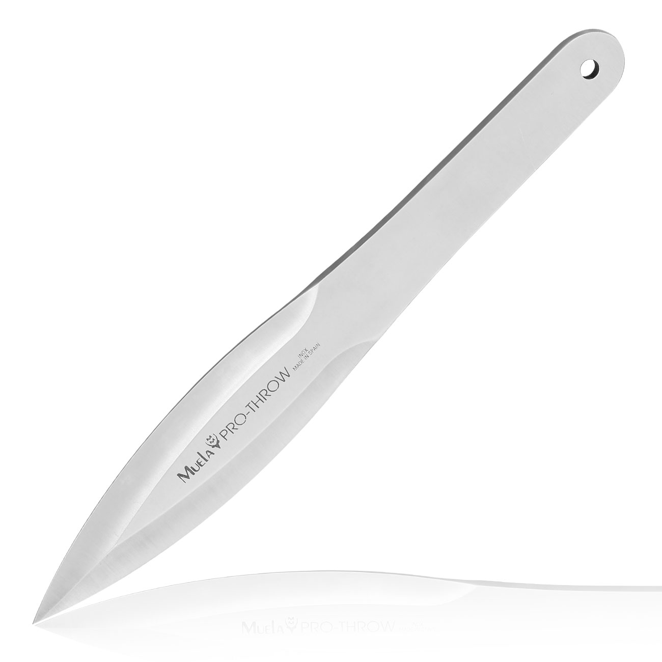 Muela Wurfmesser Throw Pro silber inkl. Lederscheide