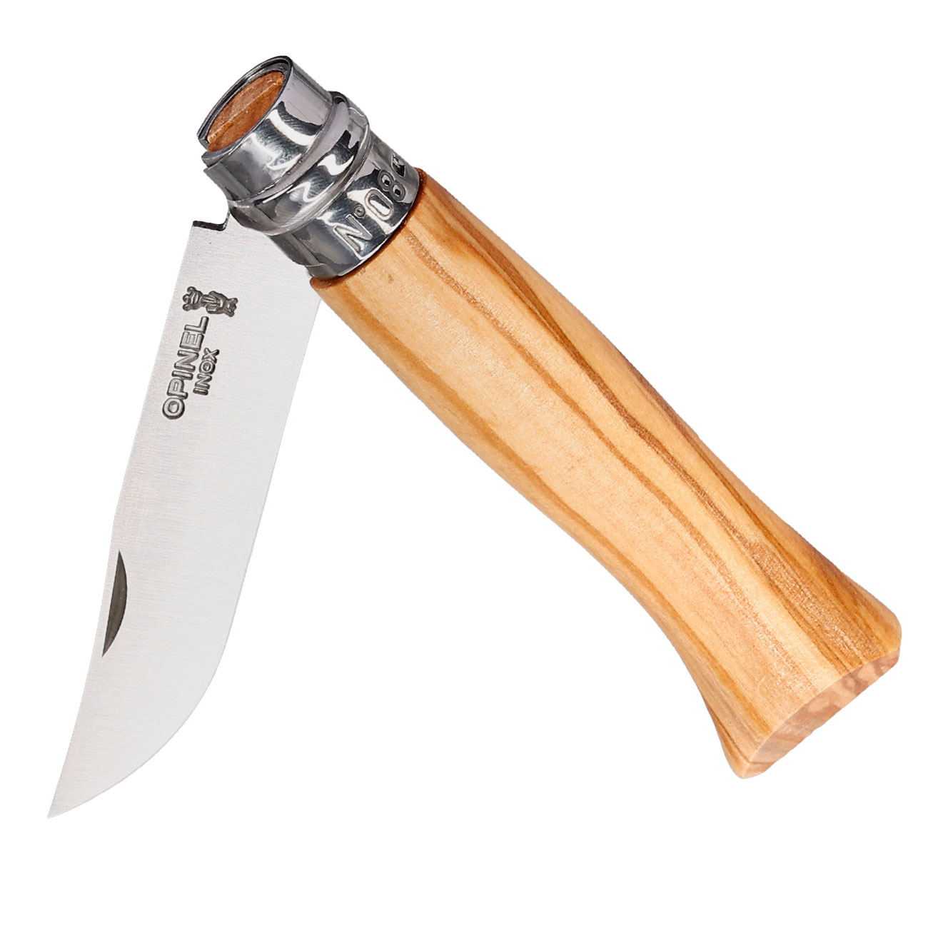 Opinel Taschenmesser Geschenkset No 08 Olivenholz inkl. Etui und Holzbox Bild 3