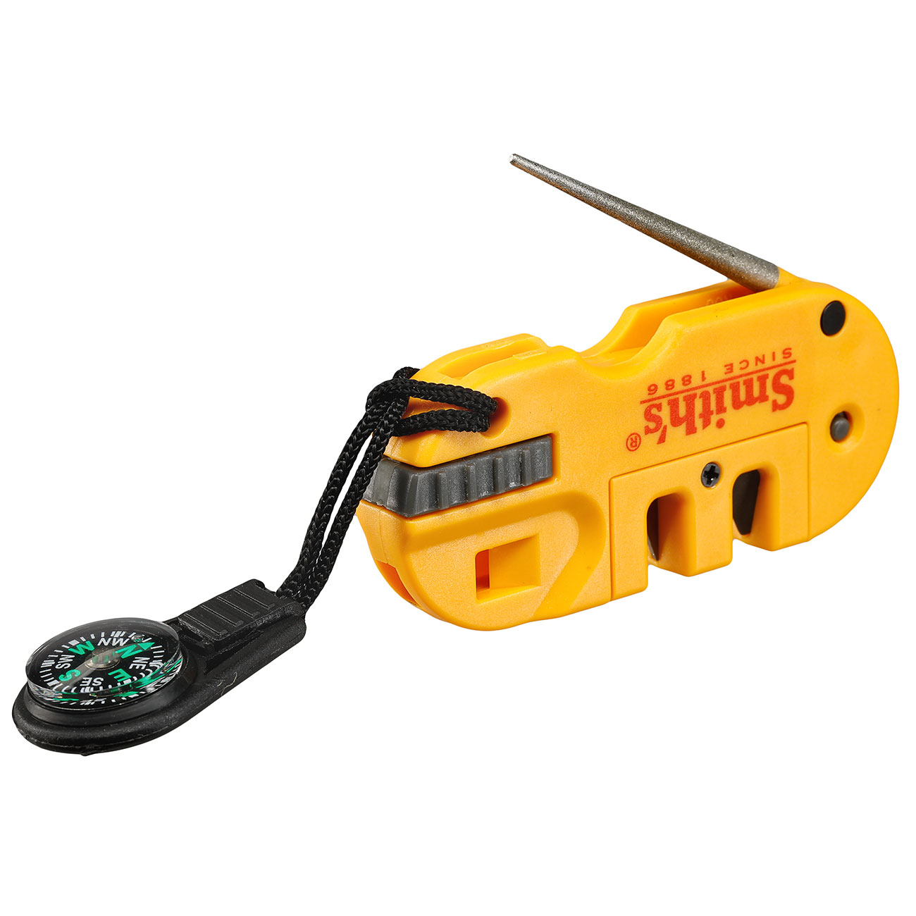 Smith`s Messerschrfer Pocket Pal X2 orange Messerschrfer, Feuerstarter, LED-Lampe und Kompass in einem Bild 3