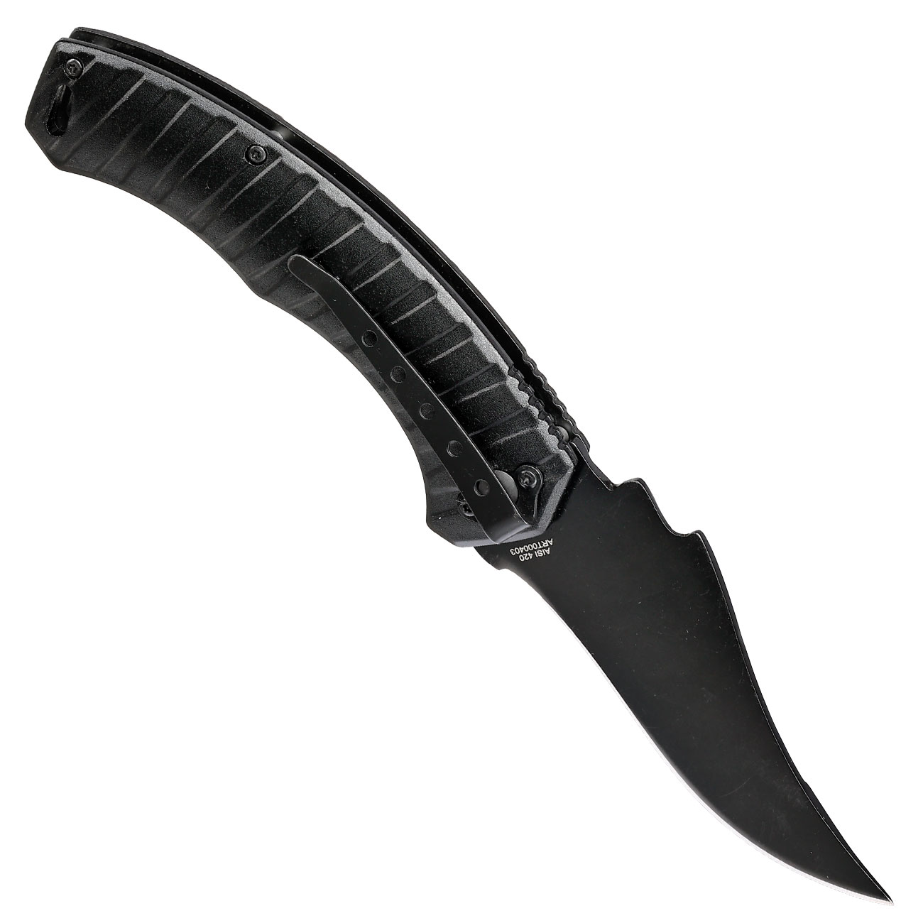 CJH Taschenmesser Drache schwarz/gold inkl. Grtelclip Bild 1