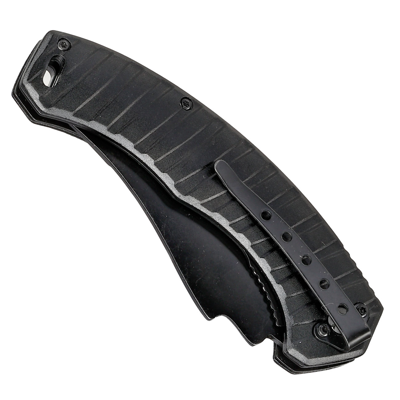 CJH Taschenmesser Drache schwarz/gold inkl. Grtelclip Bild 5
