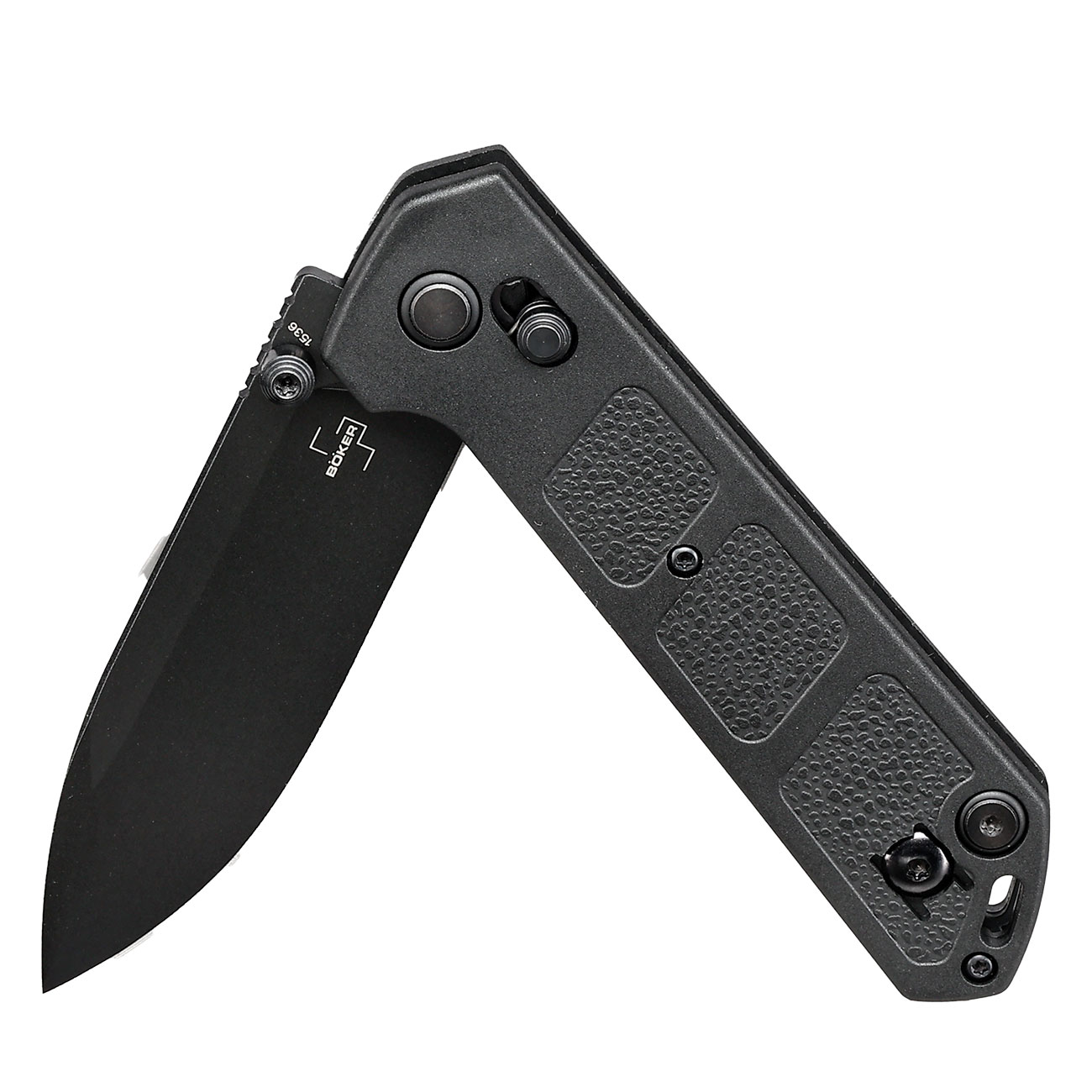 Bker Plus Einhandmesser Kihon DC 2.0 All Black D2 Stahl schwarz inkl. Grtelclip Bild 3