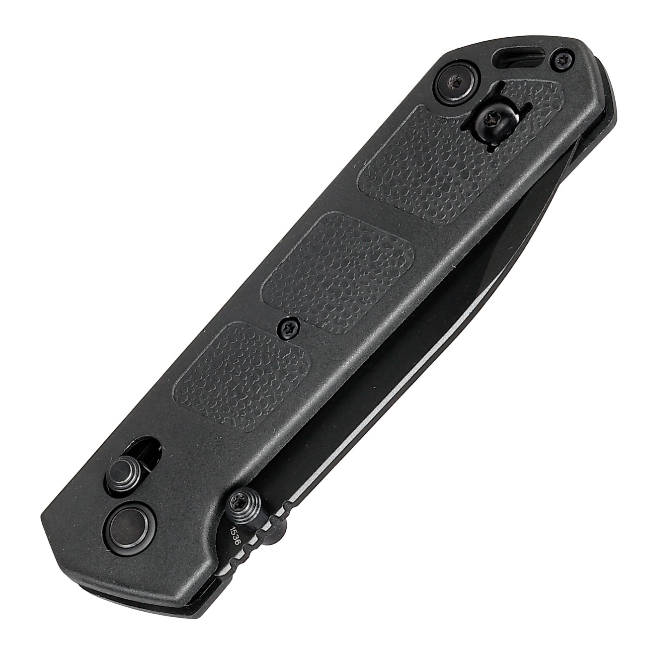 Bker Plus Einhandmesser Kihon DC 2.0 All Black D2 Stahl schwarz inkl. Grtelclip Bild 4