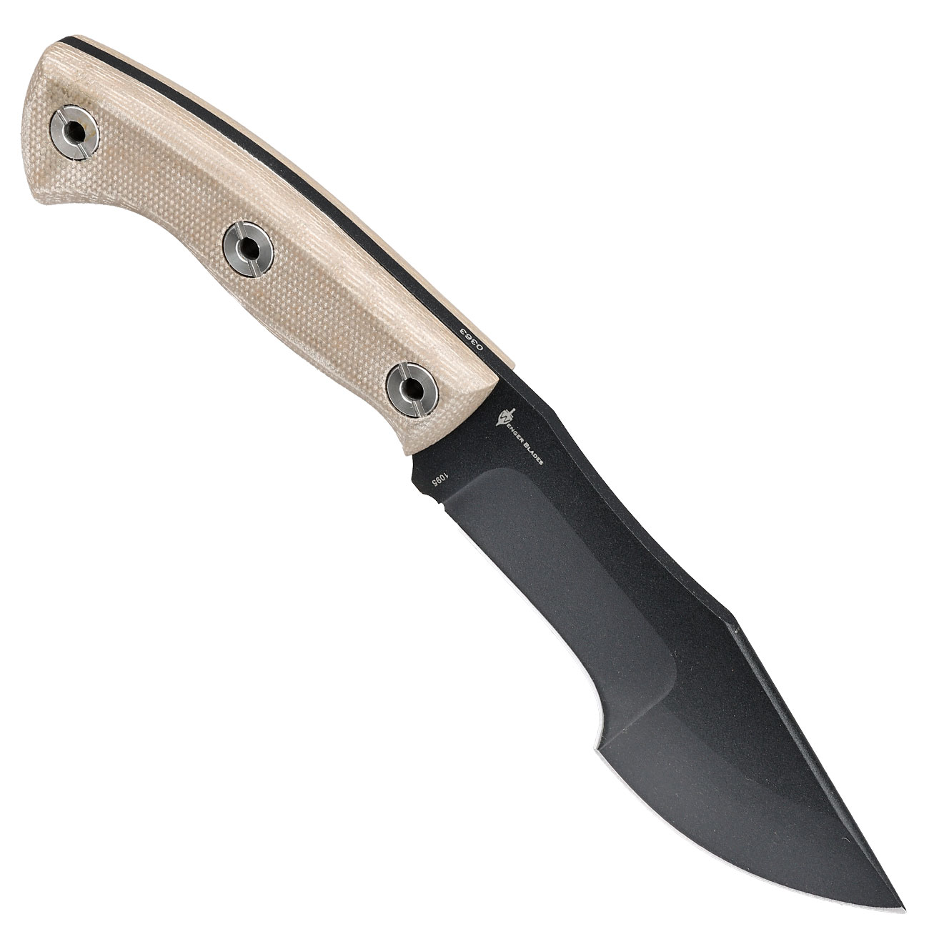 Bker Plus Outdoormesser Mini Tracker 2.0 schwarz/tan inkl. Kydexscheide Bild 1