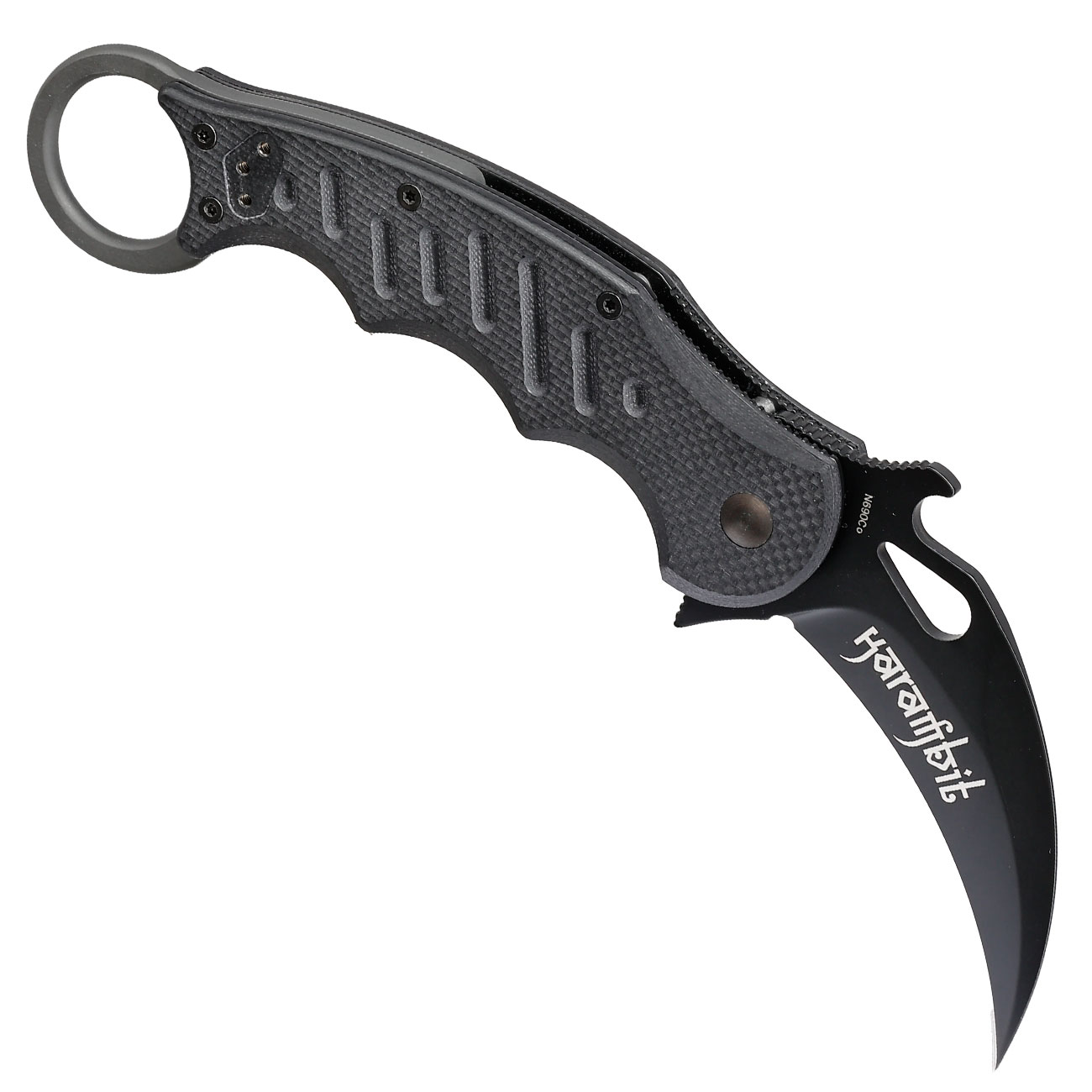 Fox Knives Karambit Messer 479 Folding N690 Stahl schwarz inkl. Grtelclip Bild 1