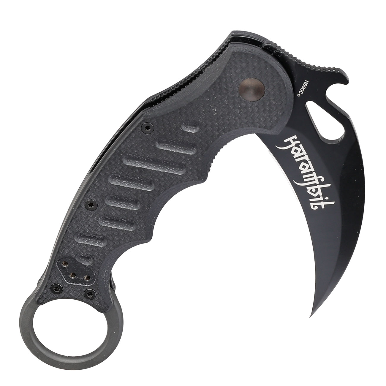 Fox Knives Karambit Messer 479 Folding N690 Stahl schwarz inkl. Grtelclip Bild 3