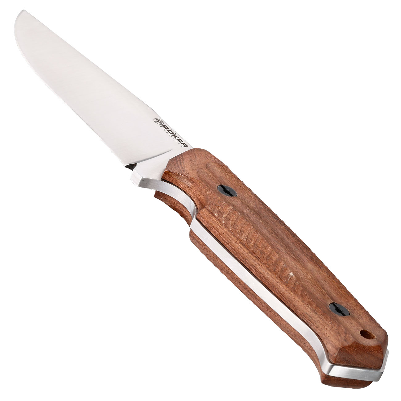 Bker Grtelmesser Arbolito Bison Guayacan 2.0 ACX 390 Stahl Ebenholz inkl. Lederscheide Bild 2