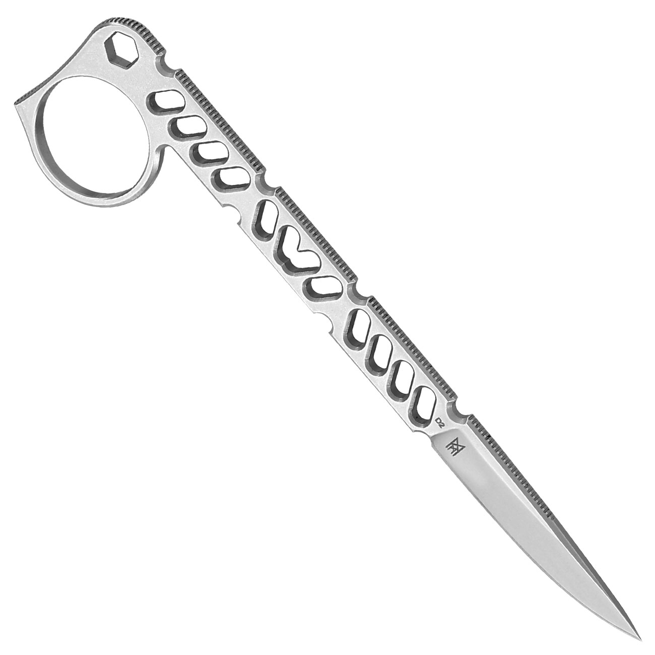 Bker Plus Neck Knife Sigurd 42 silber inkl. Kydexscheide und Grtelclip Bild 1