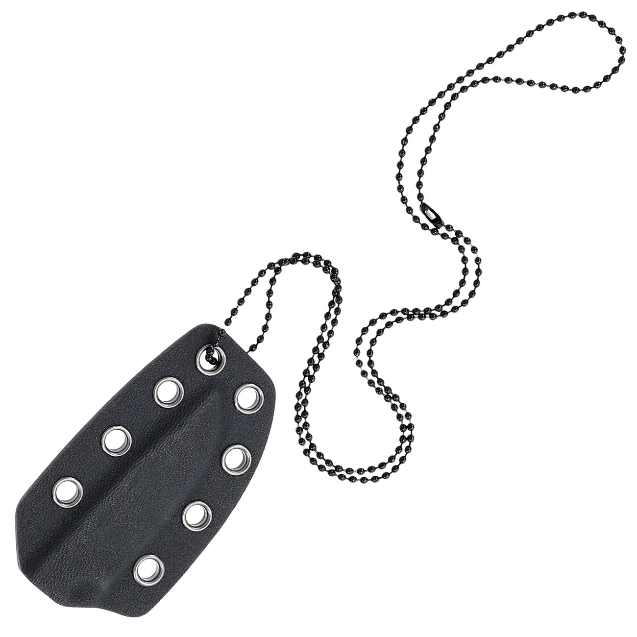 Midgards Neck Knife Honeycomb Balance Line silber inkl. Kydexscheide und Kugelkette Bild 5