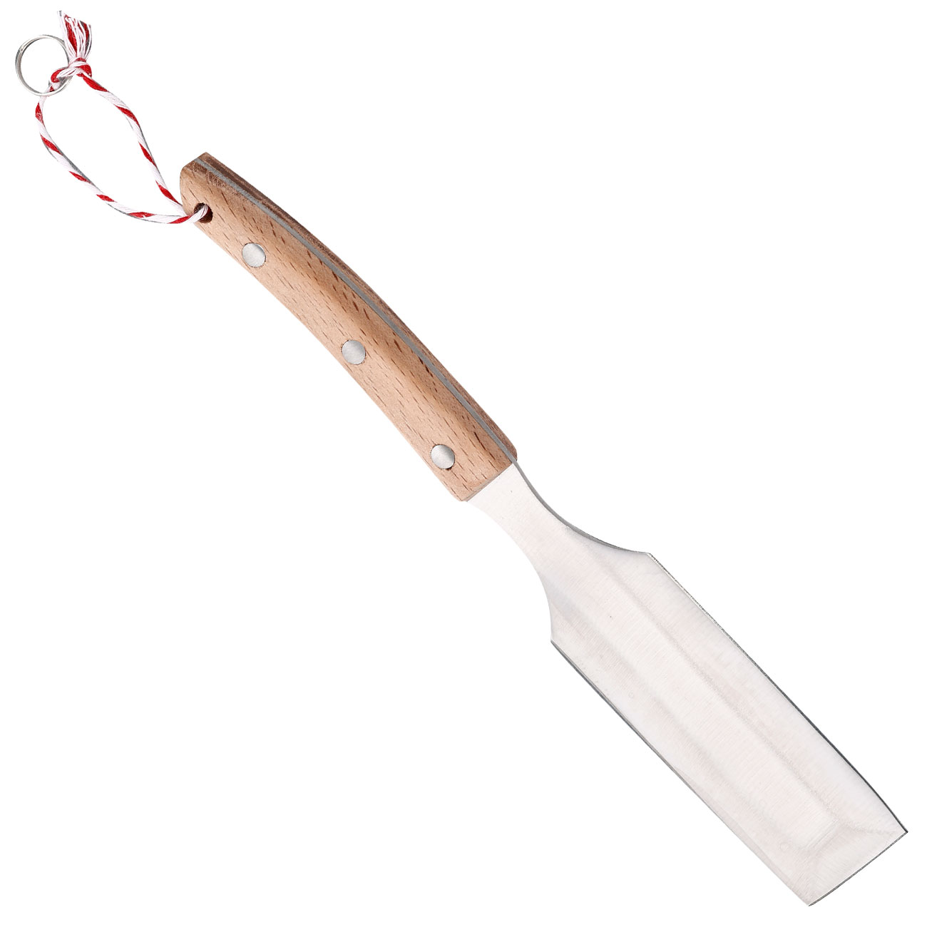 Homeys Pastetenmesser Buchenholz braun inkl. Fangriemen Bild 1