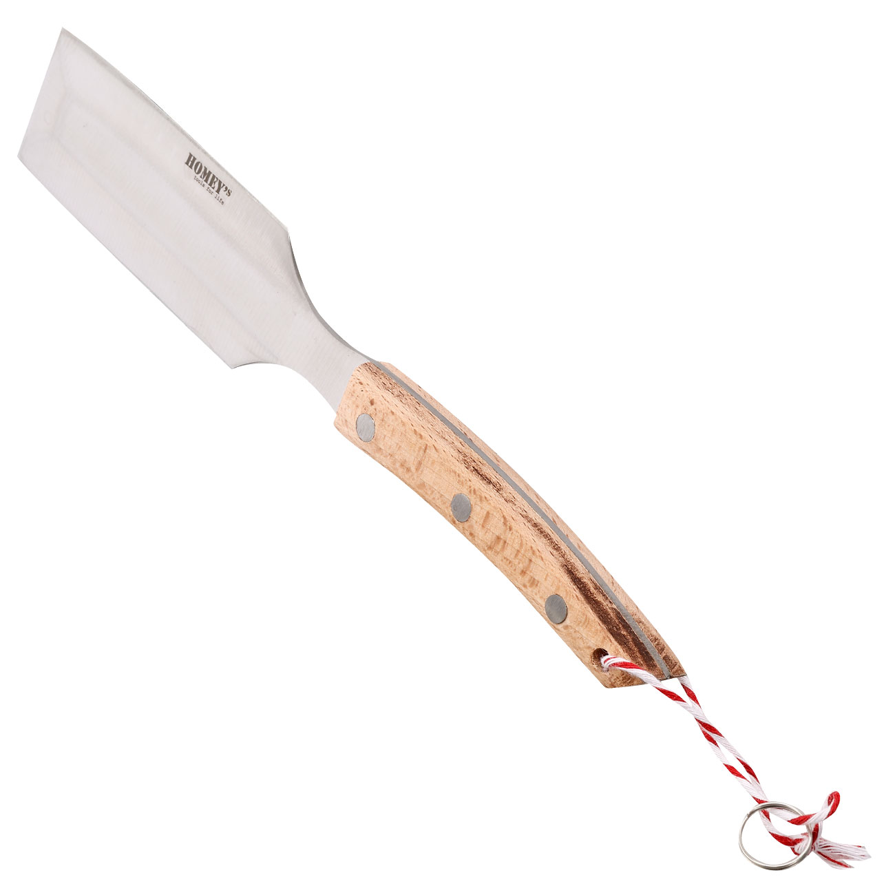 Homeys Pastetenmesser Buchenholz braun inkl. Fangriemen Bild 3