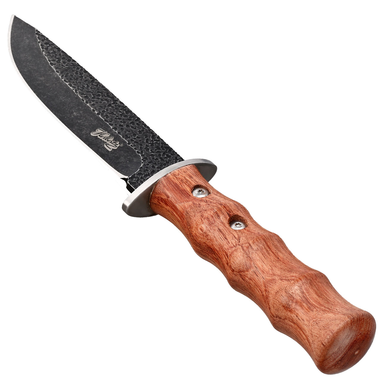 Herbertz Grtelmesser Cocobolo Black Stonewash inkl. Lederscheide Bild 2