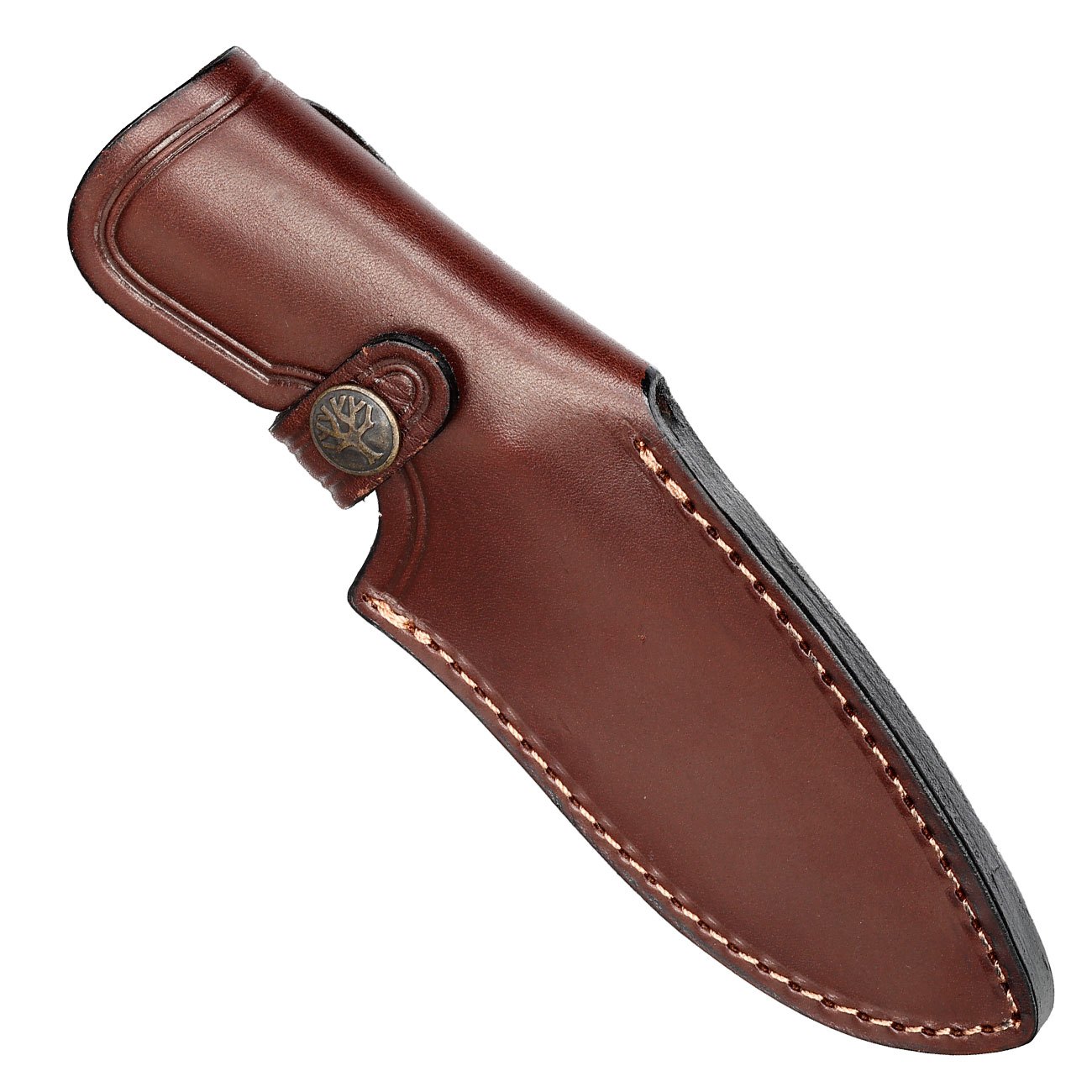 Bker Grtelmesser Arbolito Buffalo Soul 42 Bhler N695 Stahl Ebenholz inkl. Lederscheide Bild 5