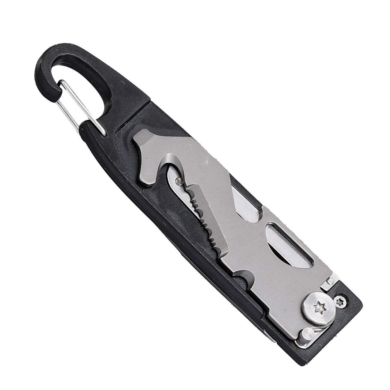 Herbertz Einhandmesser mit Rescue Tool schwarz inkl. Karabiner Bild 6