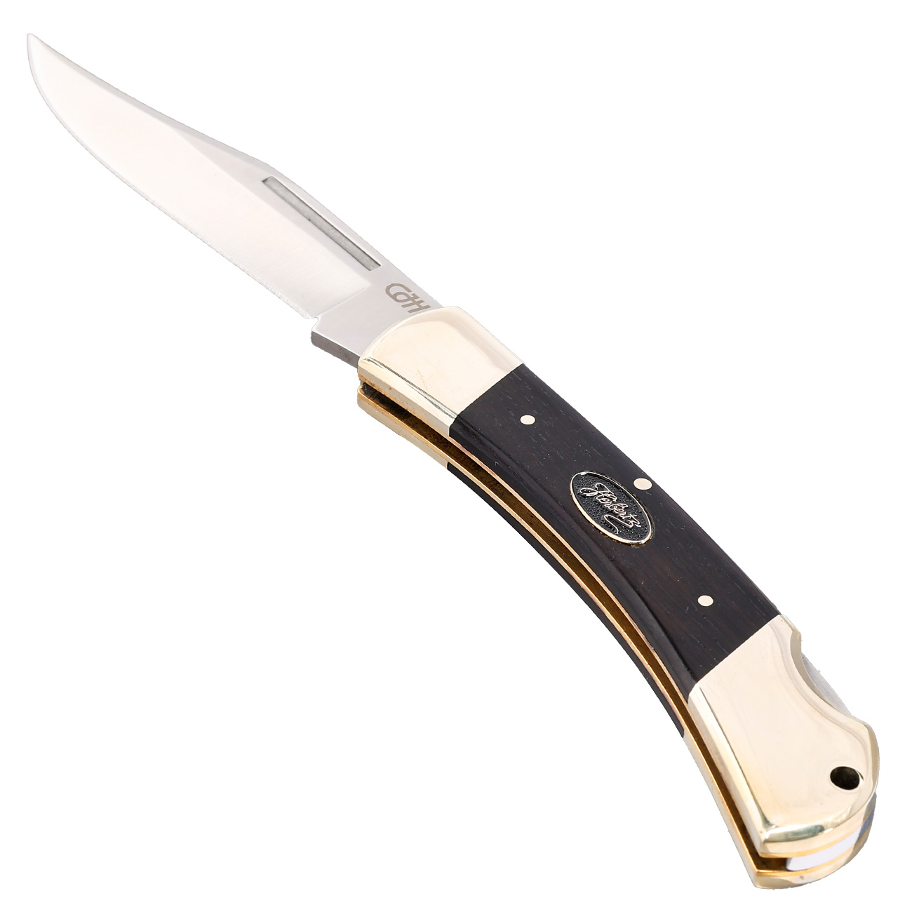 CJH Taschenmesser Classic II braun/silber Bild 2