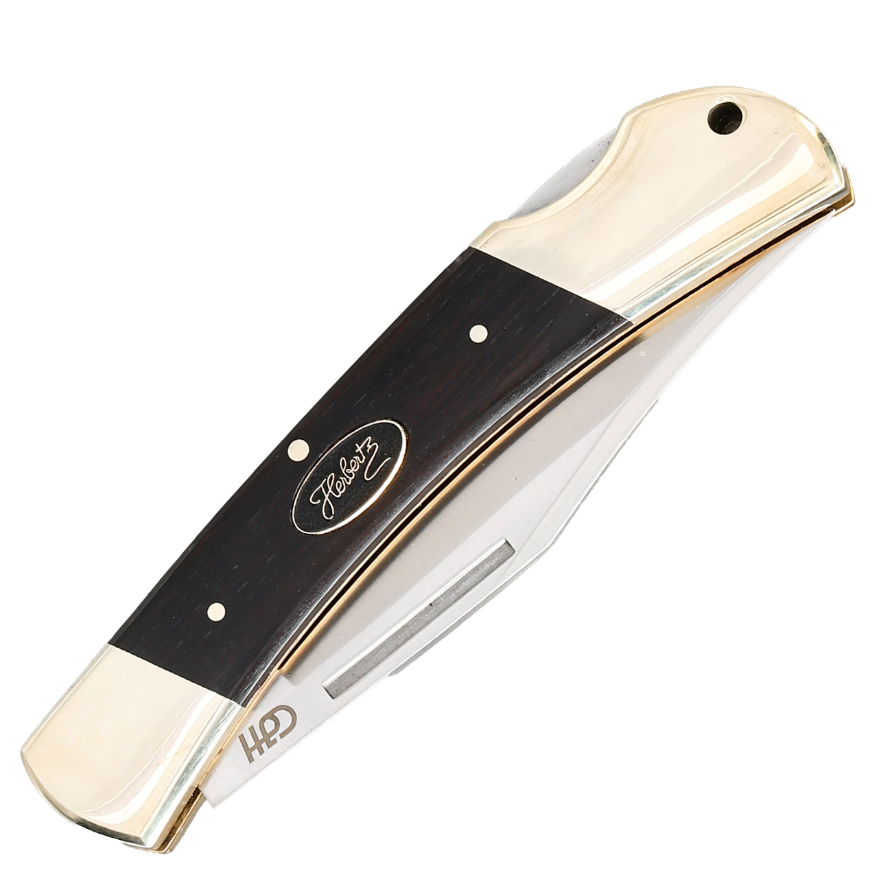 CJH Taschenmesser Classic II braun/silber Bild 5