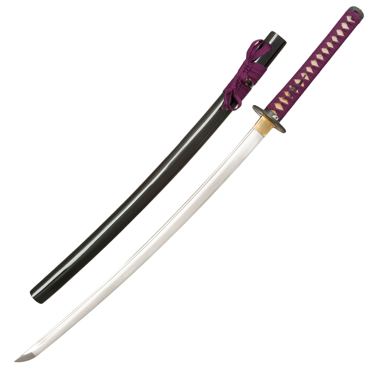 Haller Katana purple Damastklinge inkl. Schutzhlle