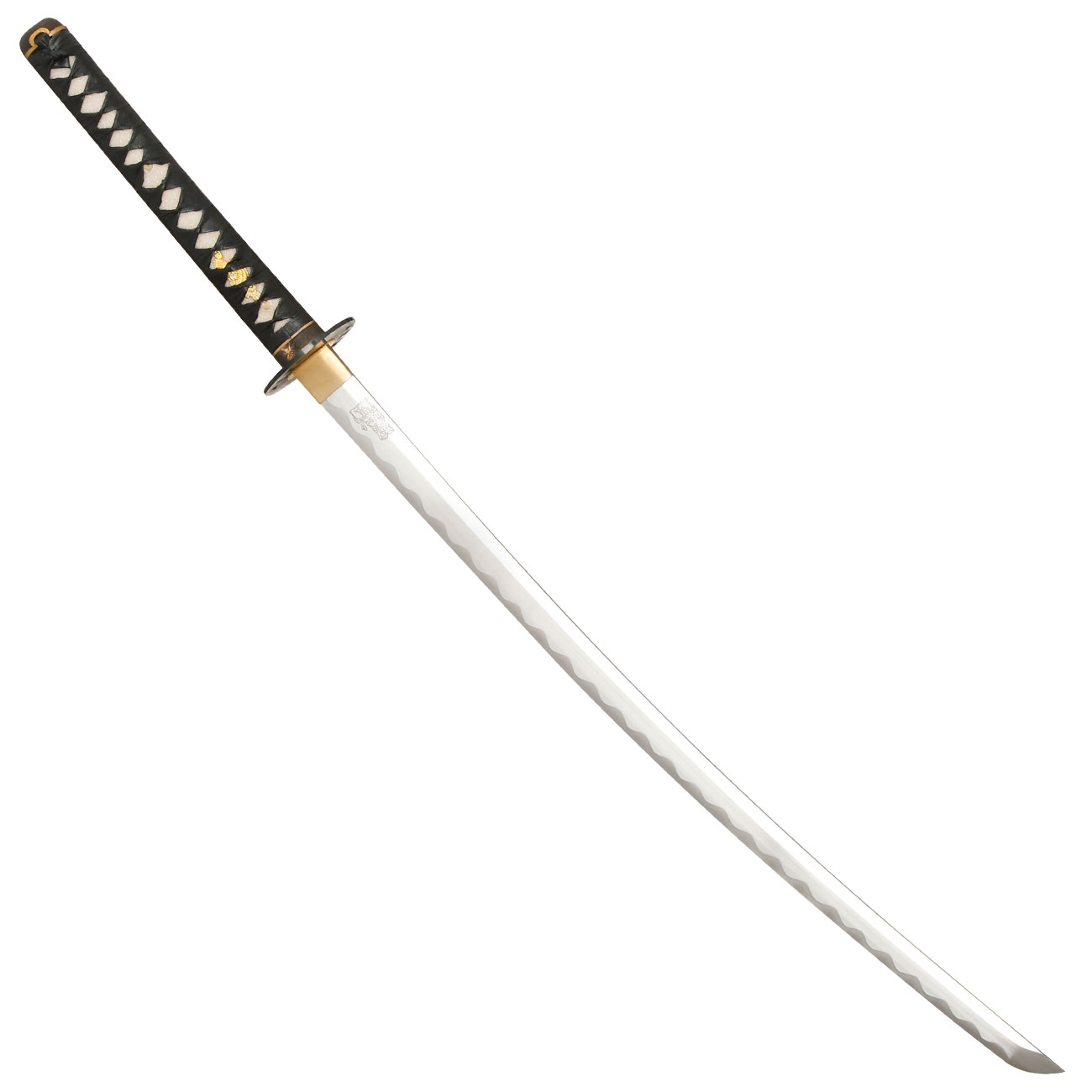 John Lee Katana Bride schwarz/wei inkl. Schwertkoffer, Schutzhlle, Holzstnder & Pflegeset Bild 2