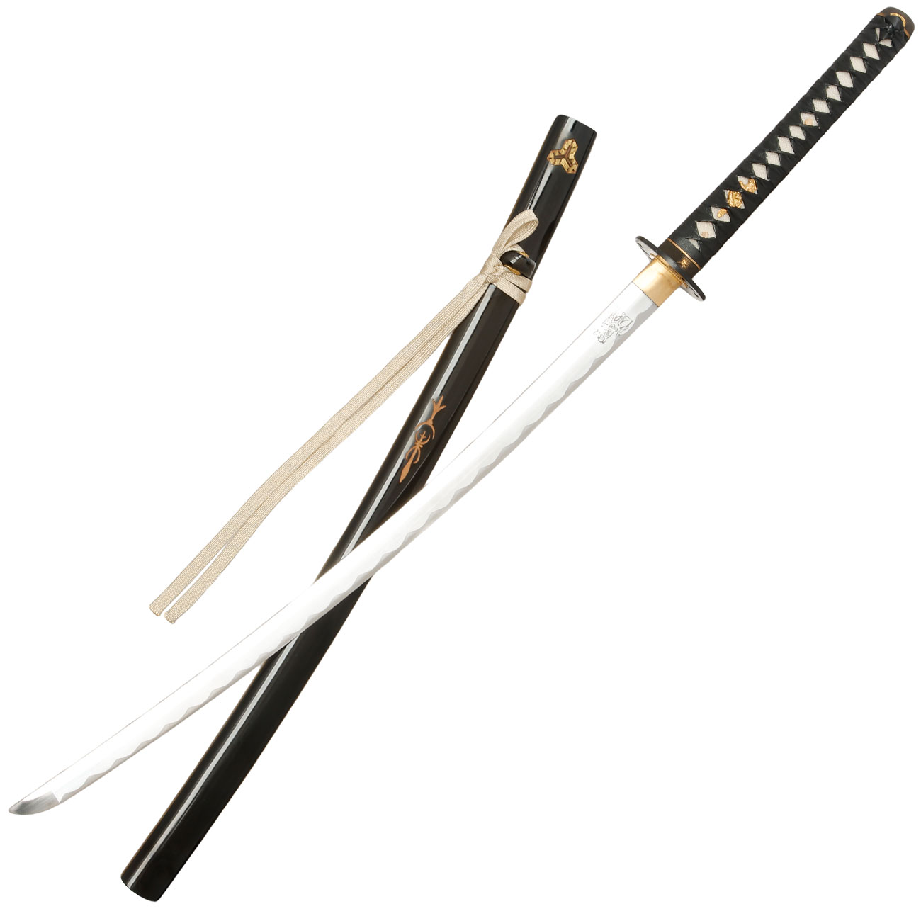 Katana Practical Bride schwarz inkl. Schwertstnder Bild 10