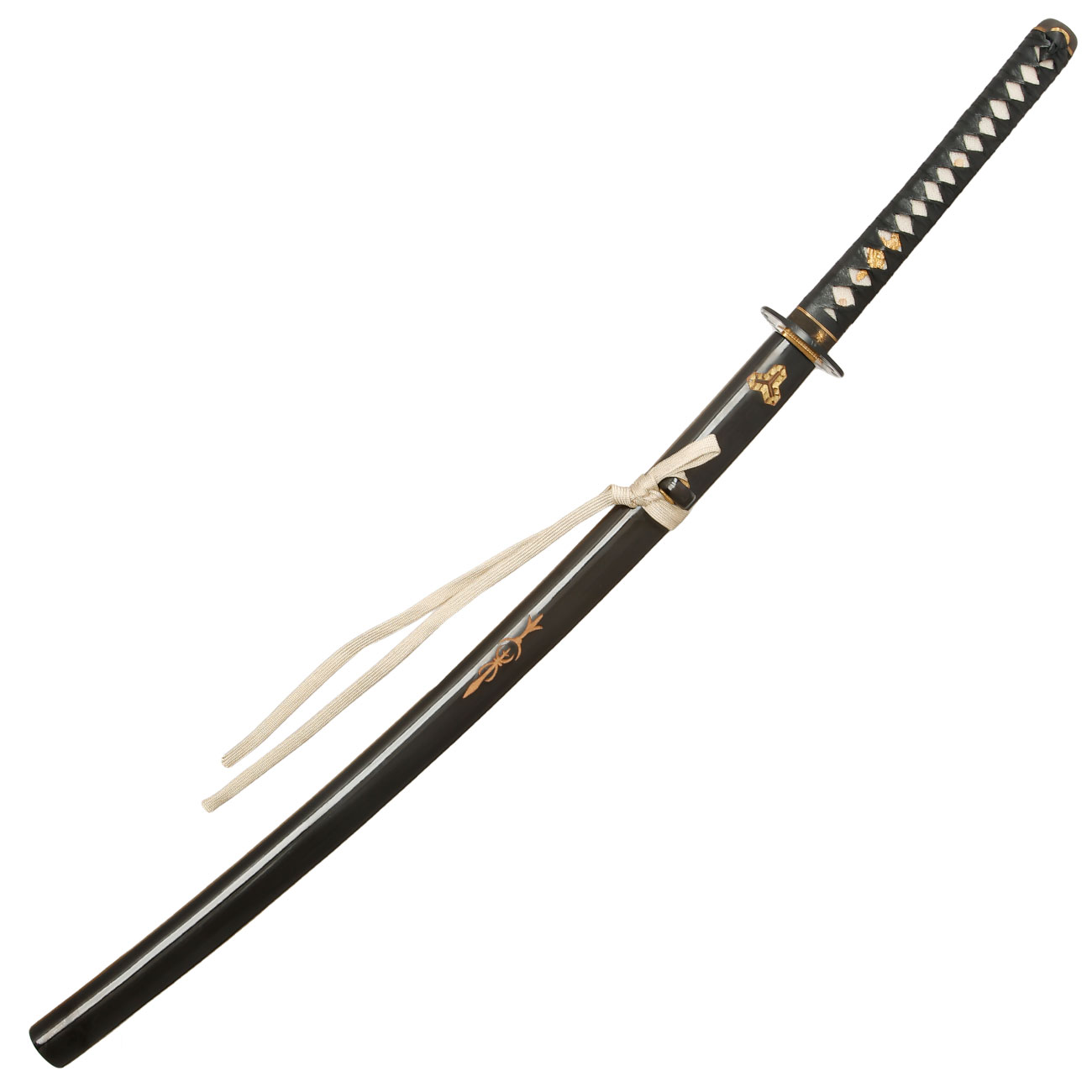 Katana Practical Bride schwarz inkl. Schwertstnder Bild 3