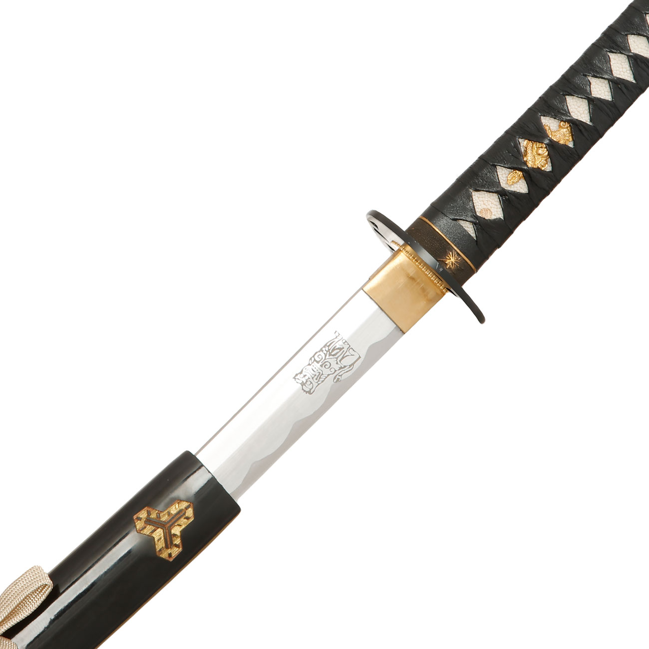 Katana Practical Bride schwarz inkl. Schwertstnder Bild 7