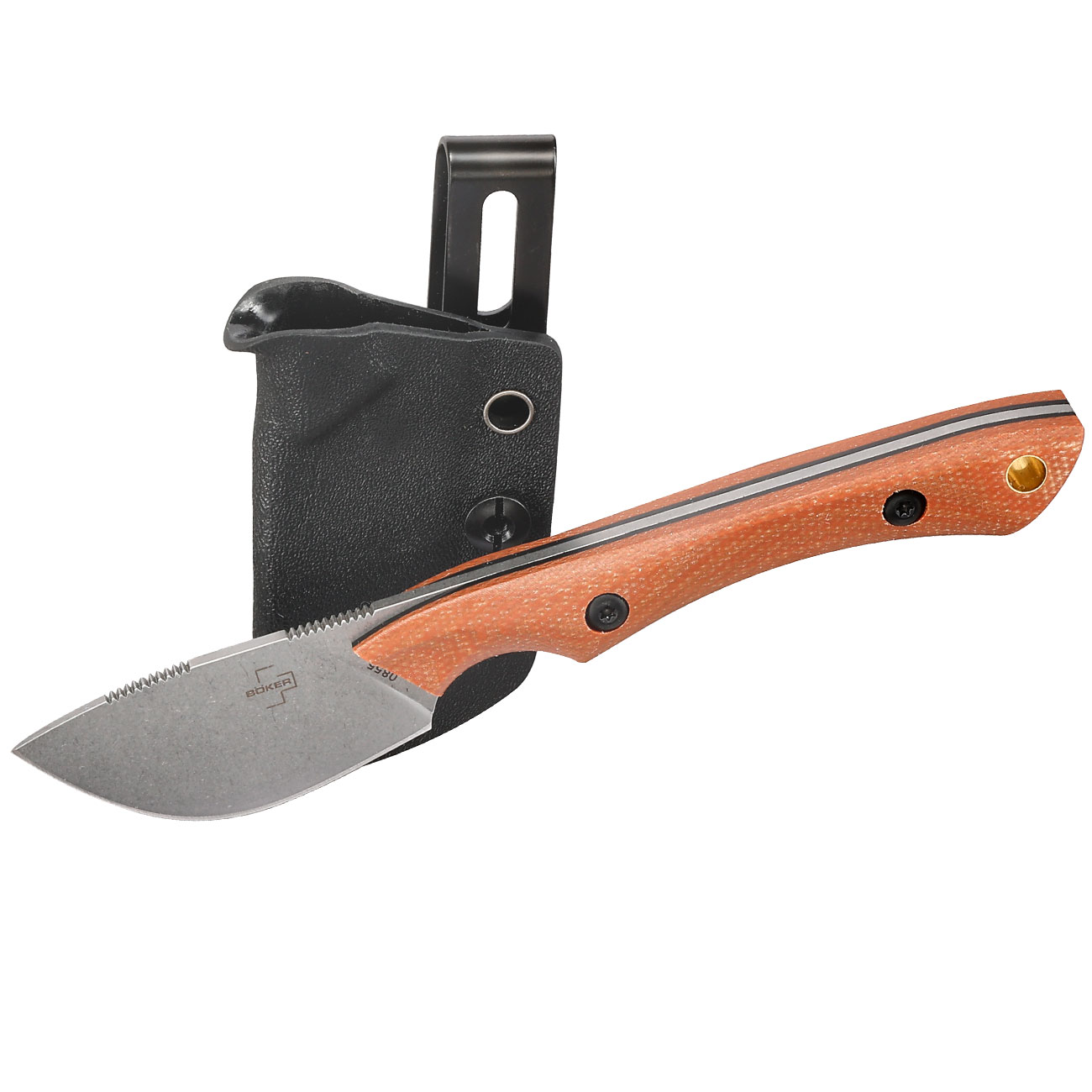 Bker Plus Messer M.U.K. stonewash inkl. Kydexscheide Bild 3