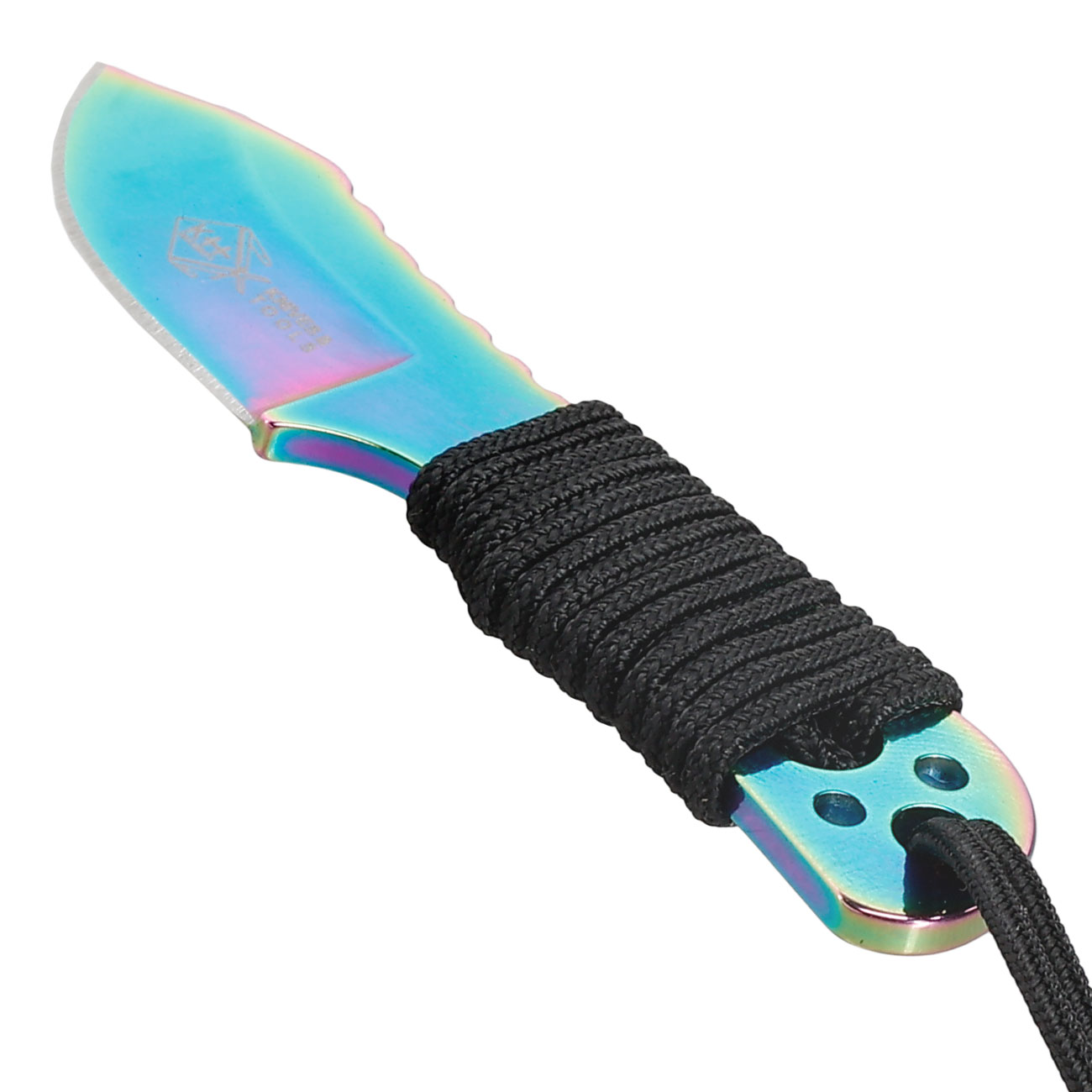 Neck Knife Little Rainbow inkl. Kydexscheide & Kugelkette Bild 2