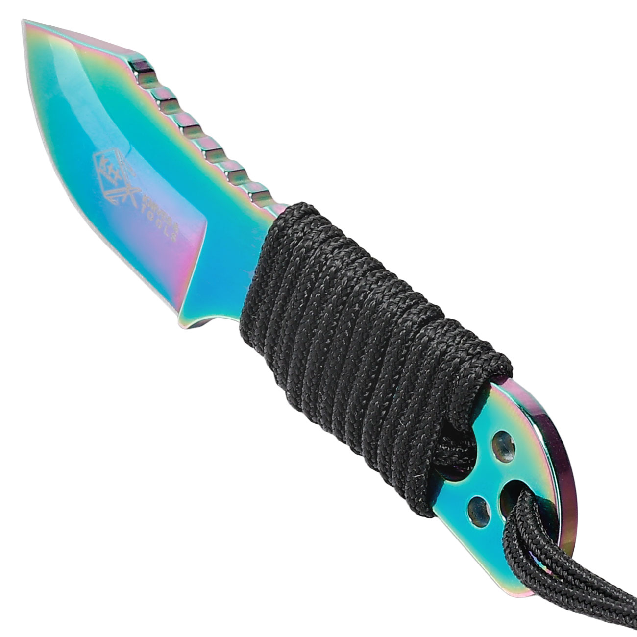 Neck Knife Little Rainbow inkl. Kydexscheide & Kugelkette Bild 6