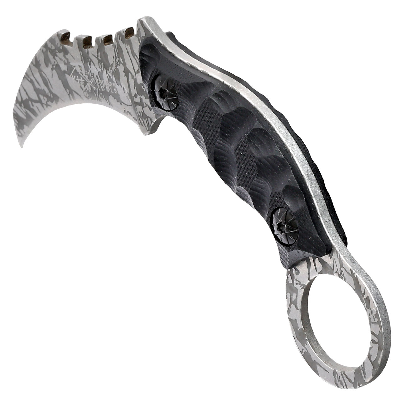 Karambit Neck Knife Shadow schwarz/grau inkl. Kydexscheide & Kugelkette Bild 6